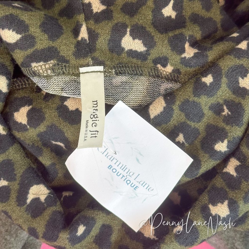 Magic Fit Cowl Neck Leopard Print Sweater - Picture 4 of 8